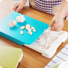 Load image into Gallery viewer, 2-in-1 Chopping Board with Compartment Drawer
